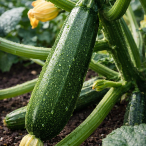 15 graines de courgette "verte des maraîchers"